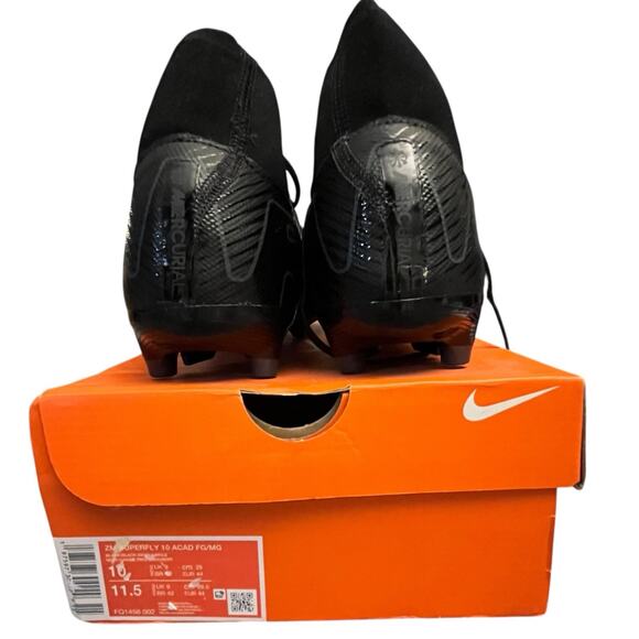 Nike Superfly 10 Academy FG/MG Black Deep Jungle Mens Size 10 main image 4